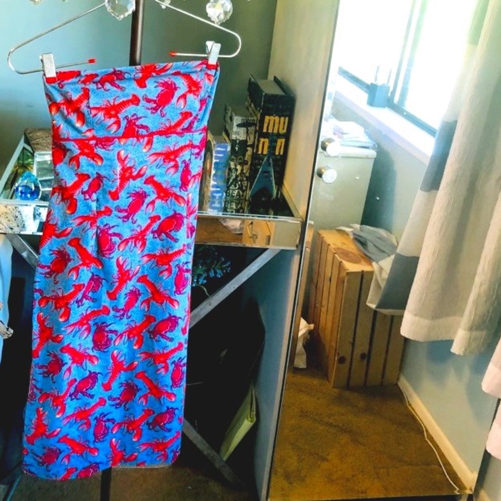 Crustacean Lobsterfest Crab Strapless Sundress
